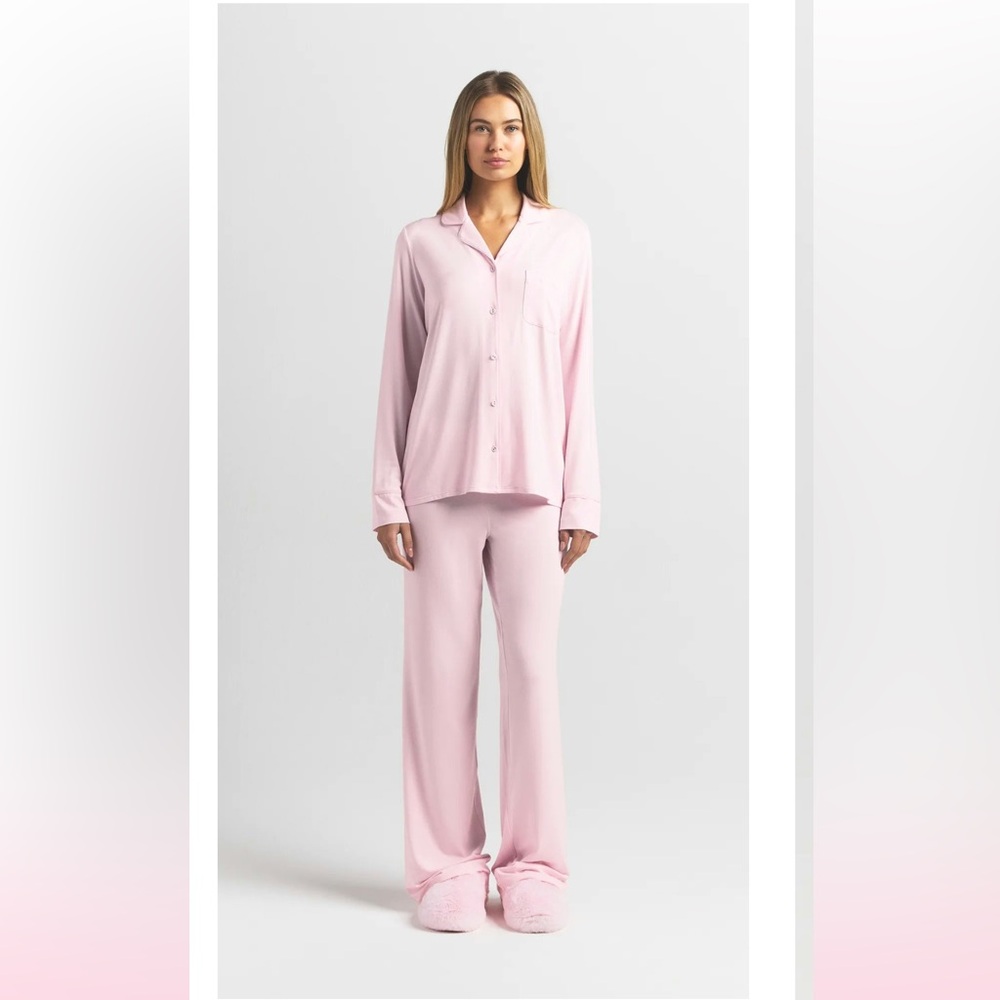 SKIMS Soft Pink Women's Pajama Set